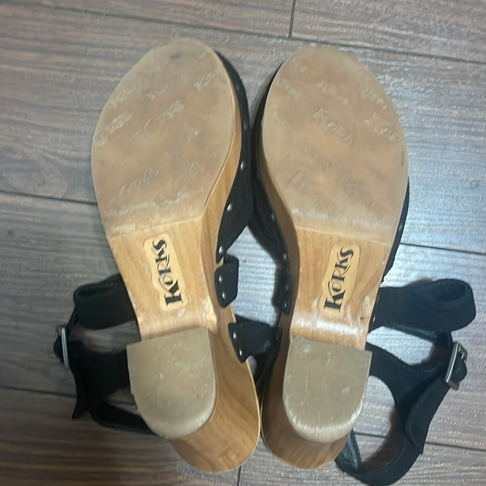 Korks Abloom heels size 10 in Black - Picture 11 of 12